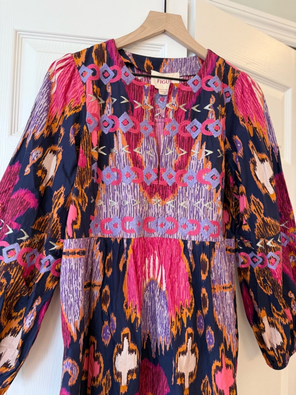 Figue Lucie Dress - Fan Ikat
True Navy - Picture 6 of 9